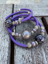 Load image into Gallery viewer, "Capri" glass wrap bracelet