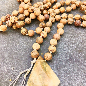 Picture Jasper Mala-mala necklace-Como To Capri