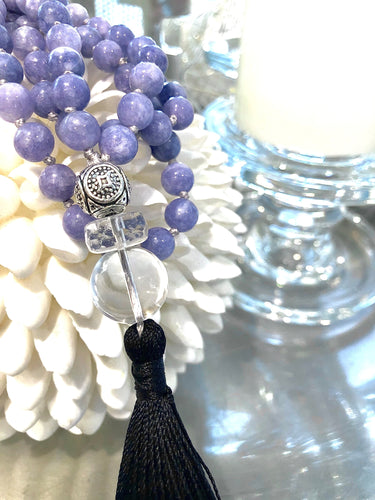 Sponge Quartz Mala-mala necklace-Como To Capri-mala beads-yoga